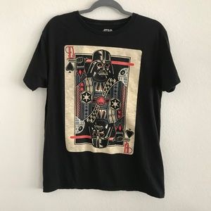 Darth Vader Star Wars Spades Card T-shirt